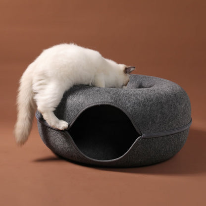 DonutDen™ Cat Tunnel Bed