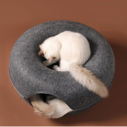 DonutDen™ Cat Tunnel Bed