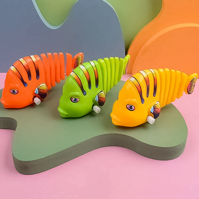 Wind-Up Wiggle Fish Toys (4pcs)